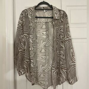 Princess Polly Sheer Button Down